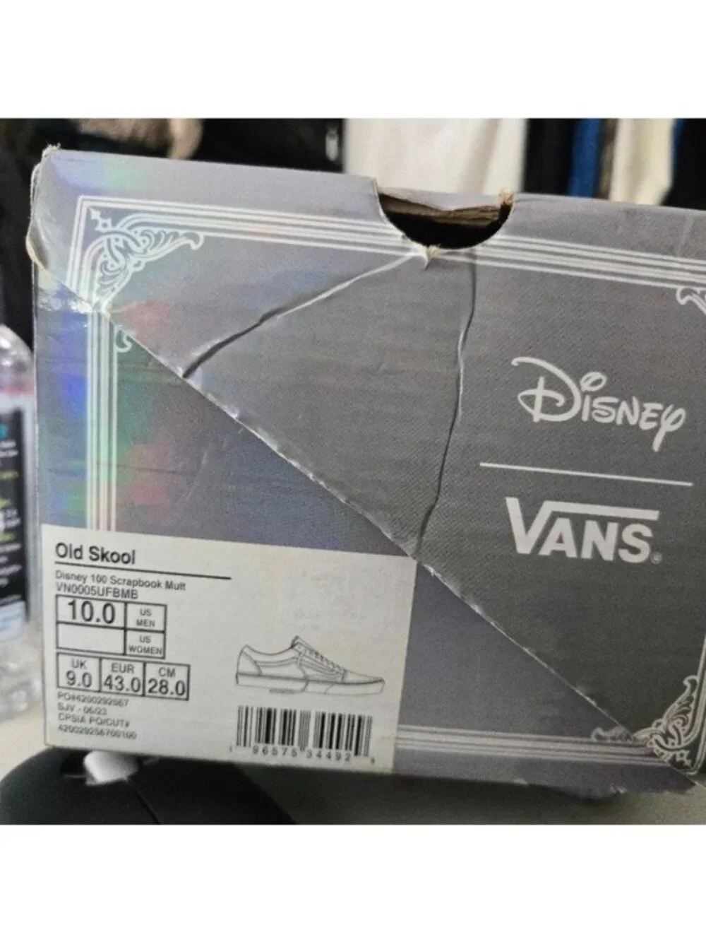 Vans Old Skool Disney 100 Men Size 10sl Scrapbook Mutlicolor 072026 - Picture 7 of 7
